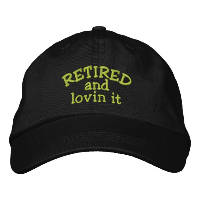 Retraité et l'aimer Casquette brodé (Devant)
