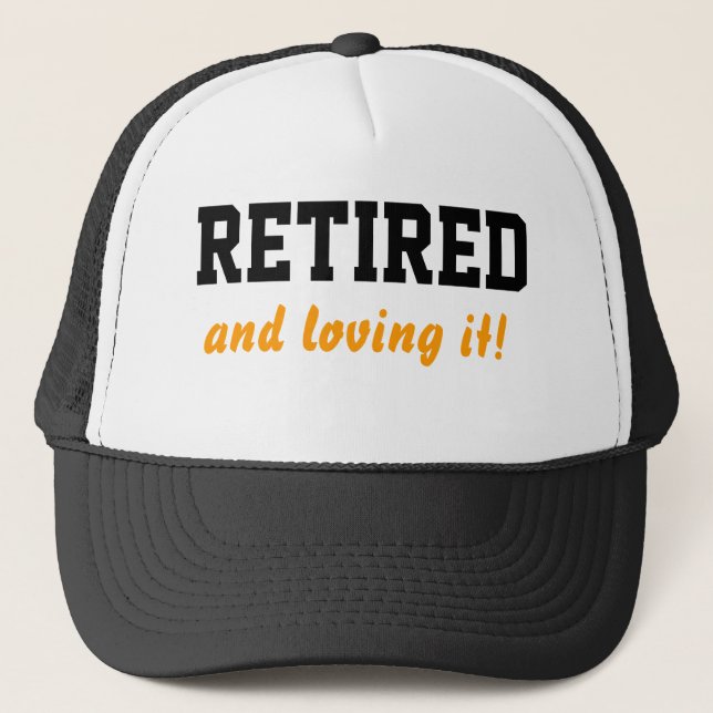 Retraité et l'aimer casquette / casquette (Devant)