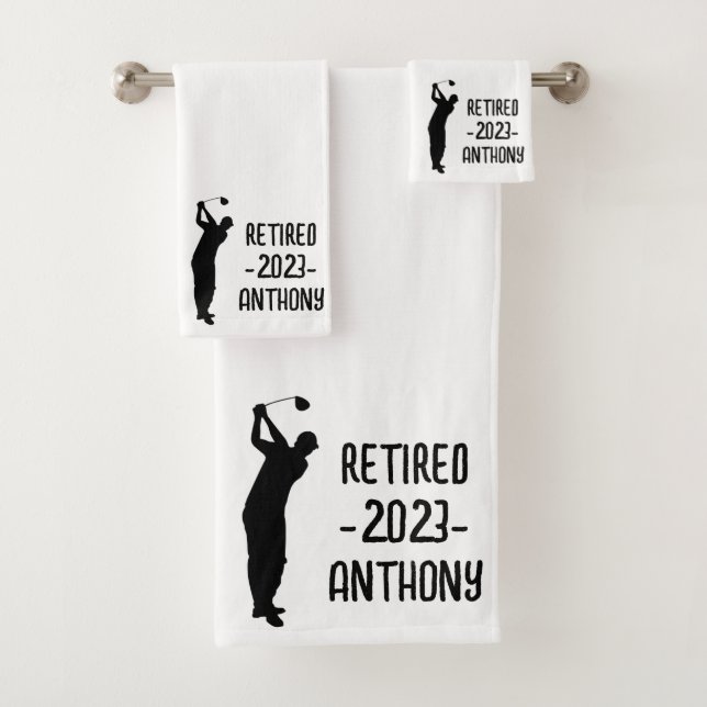 Retraite Golfer Anniversaire retraité heureux retr (En situation)