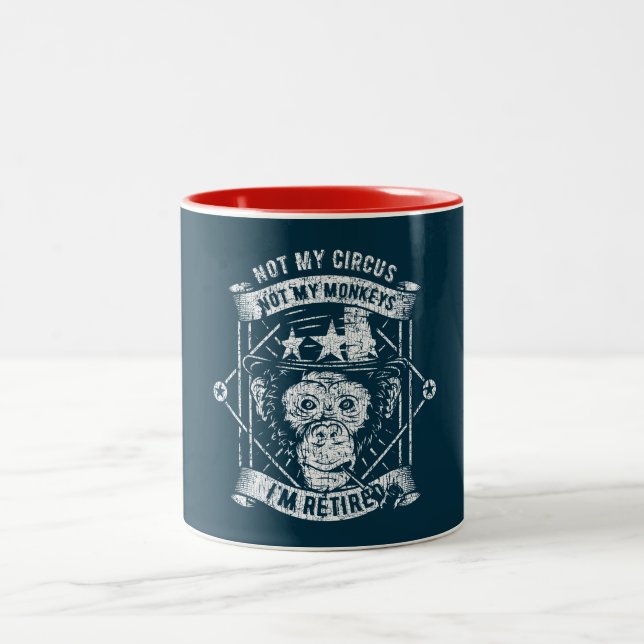 Retraite Mug Bureau de retraite Cadeaux Hommes Fem (Centre)