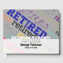 Retraite personnalisée Parti de retraite Livre d'i