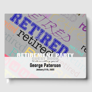 Retraite personnalisée Parti de retraite Livre d'i