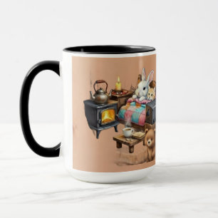 "Retraite Rustique : Tasse à café animalière de st