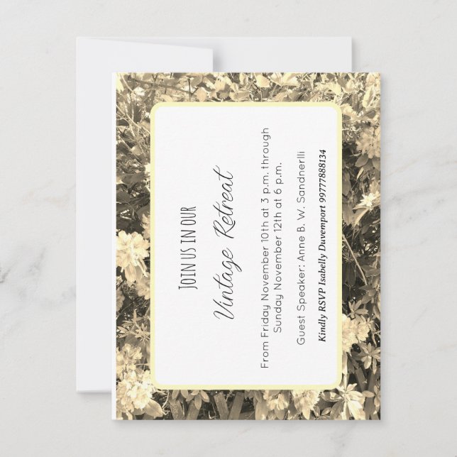 Retreat invitation (Devant)