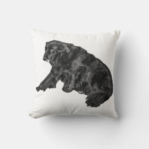 Retriever aus Velvet-Ton, elegante Haltung Kissen