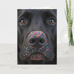 Retriever Black Labrador Retriever Benutzerdefinie Karte