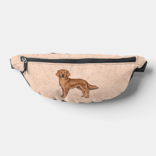 Retriever doré rouge acajou Chien de dessin animé 