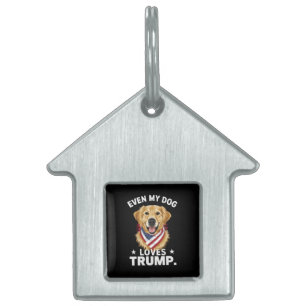 Retriever sogar My Hund Lieben Trump USA Flag Tiermarke