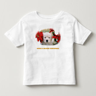 Retriever-Welpen-Shirt der Männer goldener Kleinkind T-shirt