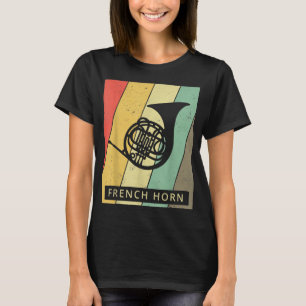 Retro146 für Vintage französische Horn-Player-Musi T-Shirt