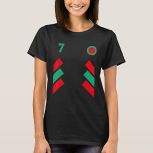Retro7 Marokkanischer Fußball Marokko Fußball Maro T-Shirt