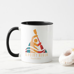 Retro 11 Point River Kayaking Tasse
