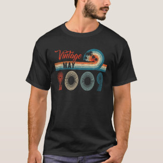 Retro 13 Geburtstagsgeschenke Vintag Mai 2009 13 J T-Shirt