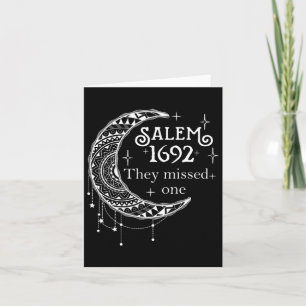 Retro 1692 sie vermissten eine Hexe Salem 1692 Hal Karte