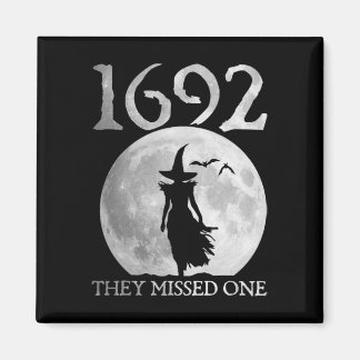 Retro 1692 sie vermissten eine Hexe Salem 1692 Hal Magnet