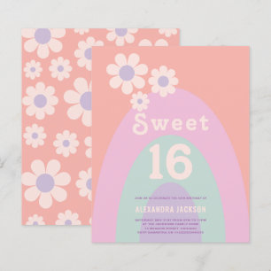 Retro 16. Geburtstagsfeier