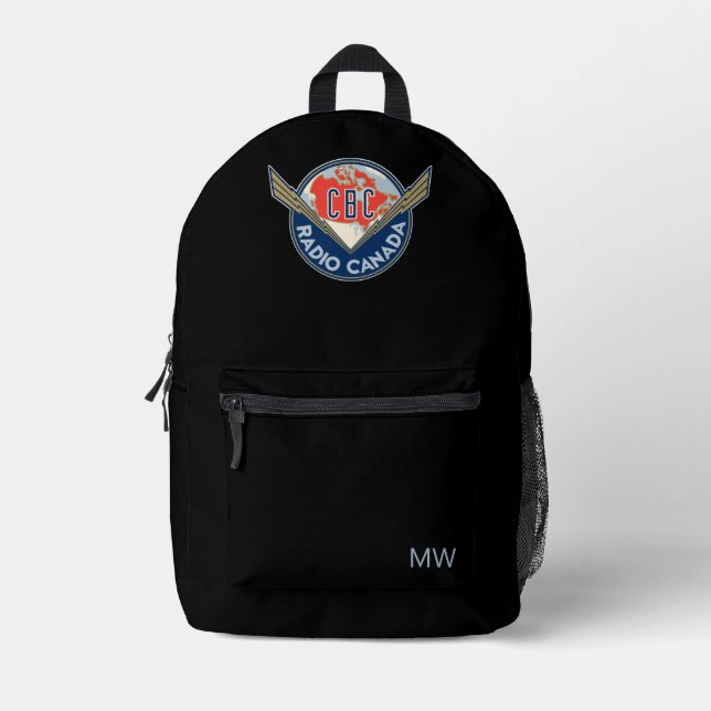 Retro 1940-1958 bedruckter rucksack (Vorderseite)