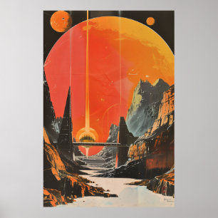 Retro 1960 Turistic Poster Art Print