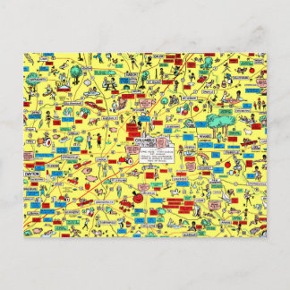 Retro 1966 Kolumbus, Postkarte von Ohio