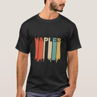 Retro 1970er Jahre Stil Neapel Florida Skyline Hoo T-Shirt