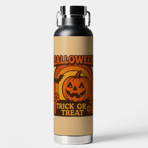 Retro 1970er Jahre Trick or Treat Halloween Trinkflasche