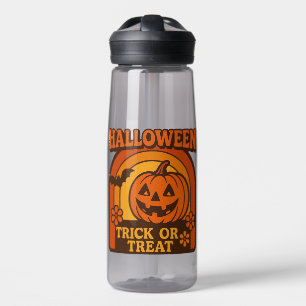 Retro 1970er Jahre Trick or Treat Halloween Trinkflasche