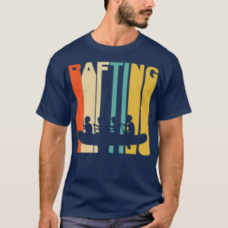 Retro 1970er Jahre White Water Rafting T-Shirt