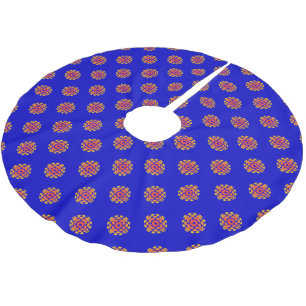 Retro 1974-1986 polyester weihnachtsbaumdecke