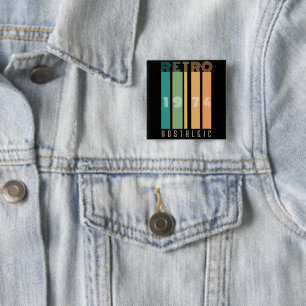 Retro 1974 nostalgisch button