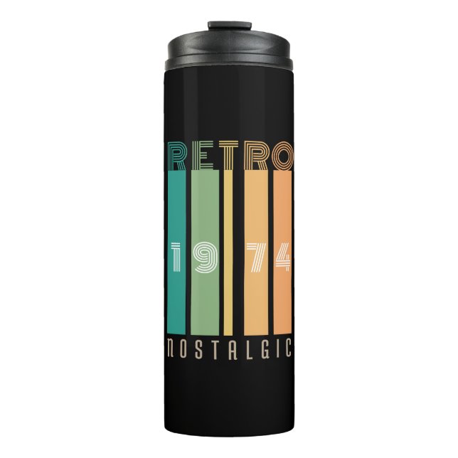 Retro 1974 nostalgisch thermosbecher (Vorderseite)