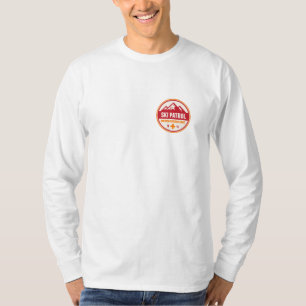 Retro 1979 Ski-Patrouillen-langer Hülsen-T - Shirt