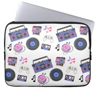 Retro 1980er Jahre Era Music Nostalgic Laptopschutzhülle