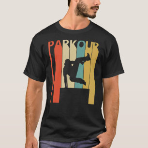 Retro 1980er Parkour Running Sport T-Shirt