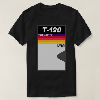 Retro 1980er T-120 VHS Cassette Tape T - Shirt