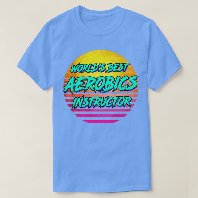 Retro 1980S Aerobics 1 T-Shirt (Design vorne)