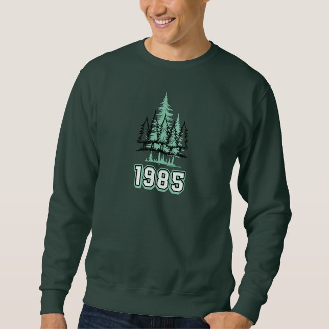 Retro 1985 Sweatshirt | Vintage 80er Ästhetik (Vorderseite)