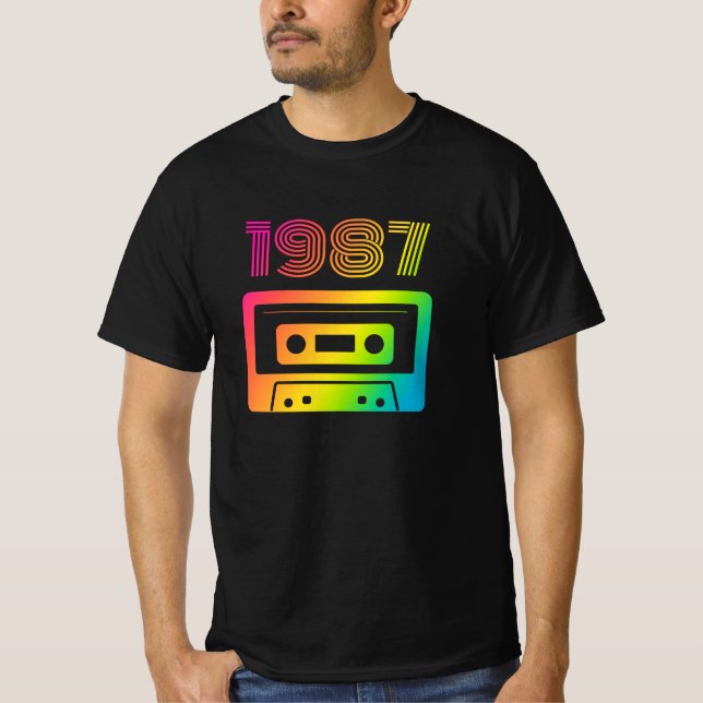 Retro 1987 T - Shirt (Vorderseite)