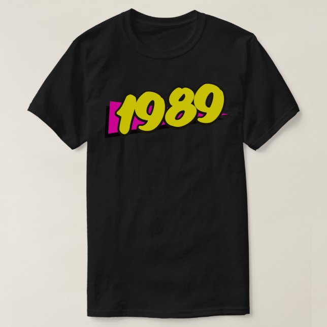 Retro 1989 T-Shirt (Design vorne)