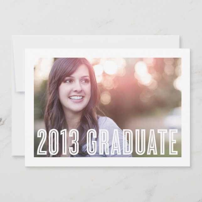 RETRO 2013  | INVITATION À LA DIPLÔME (Devant)