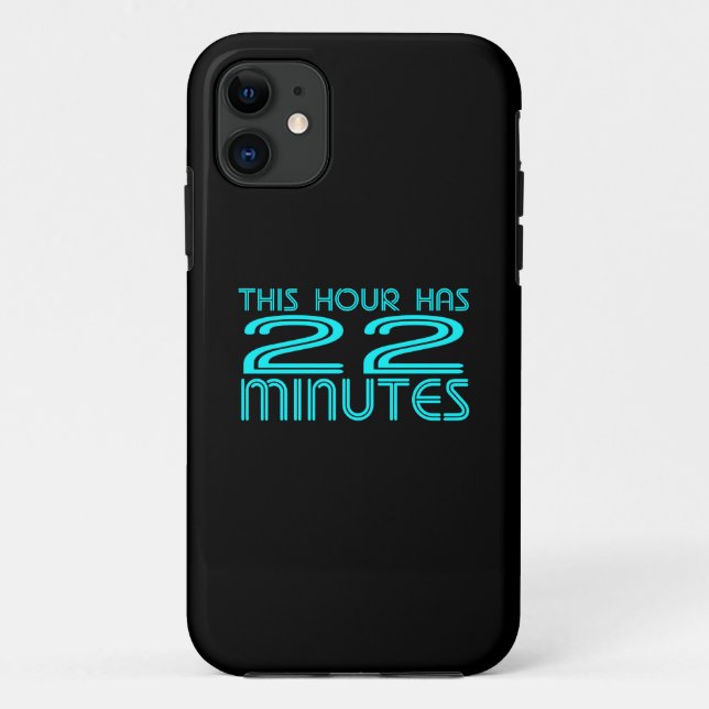 Retro - 22 Minuten Case-Mate iPhone Hülle (Rückseite)