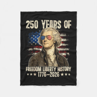 Retro 250 USA Jahre 1776 2026 Thomas Jefferson 4. Fleecedecke