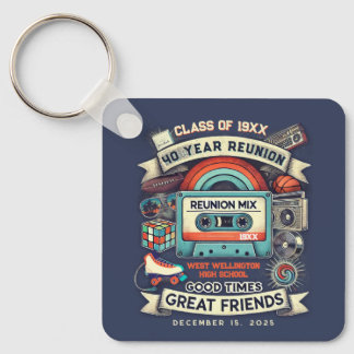 Retro 40. High School Wiedersehen Souvenir Schlüsselanhänger