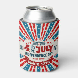 Retro 4. Juli Can Cooler Dosenkühler