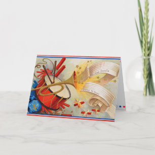 Retro 4. Juli Card Karte