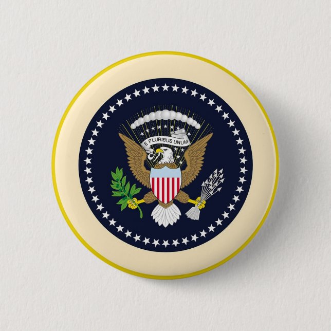 Retro 4th July independence day Button (Vorderseite)