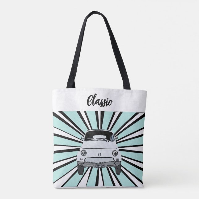 Retro 500 Tote Bag Tasche (Rückseite)