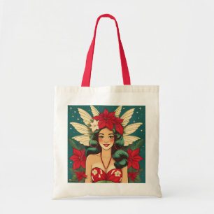Retro 50er Tropical Christmas Button-Up Girl Tragetasche