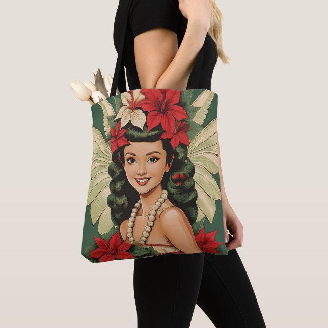 Retro 50er Tropical Christmas Princess Tasche (Von Nahem)