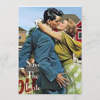 Retro 50's Enregistrer les invitations de date