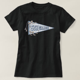 Retro 5. Klasse Schulwimpel Coquette Schleife T-Shirt